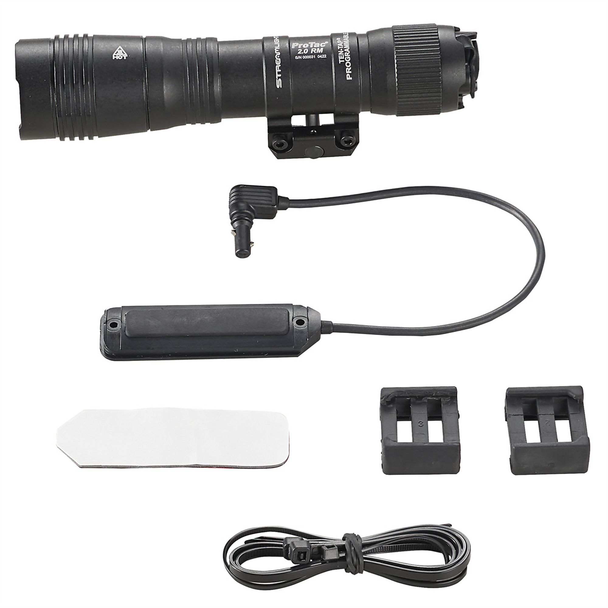 Streamlight ProTac 2.0 Rail Mount — Includes Remote Straight Pressure Switch, Model# STL89009